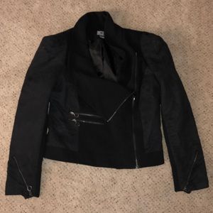 Suede Moto Jacket